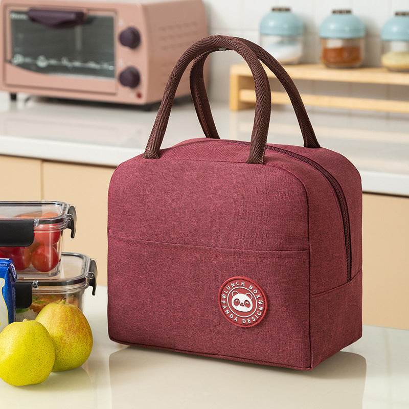 Portable Hand Carry Minimalist Fashion Insulated Work Lunch Bag for Women - Velora