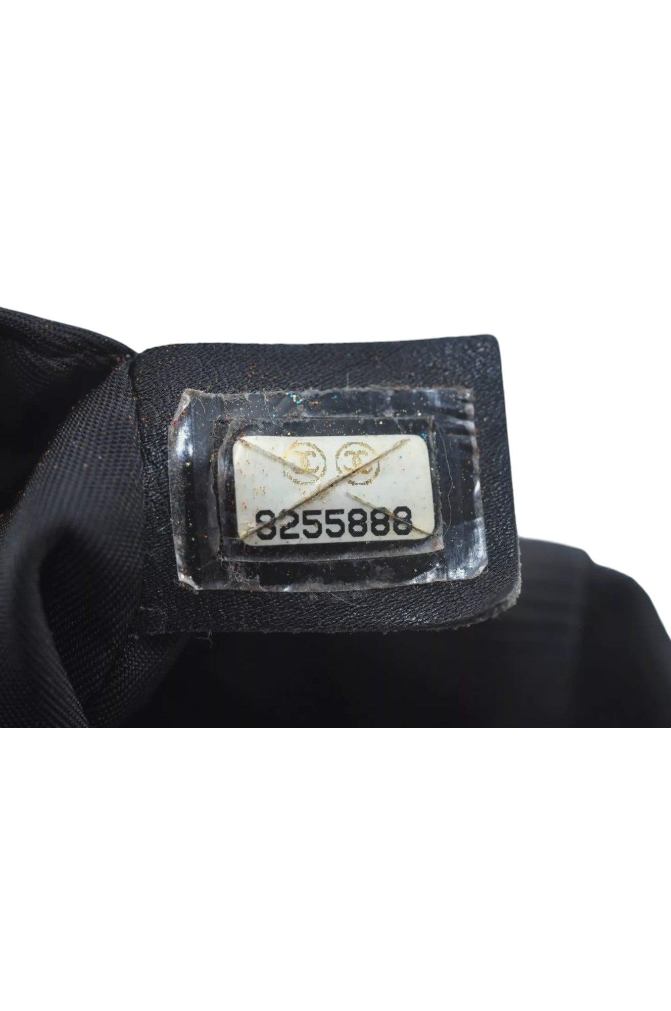 CHANEL New Travel Line Vintage Tote Bag Nylon Leather Black Junk 1911J - Velora