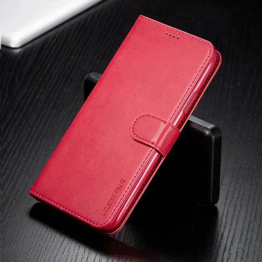 Luxury Leather iphone Case Flip Cover Card Holder Wallet Businessman Style - Velora
