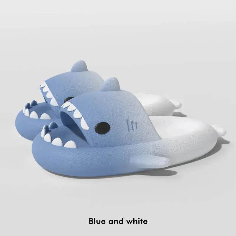 Flip flop Shark Slides Slippers Men's Home Bathroom Non-slip Slippers - Velora