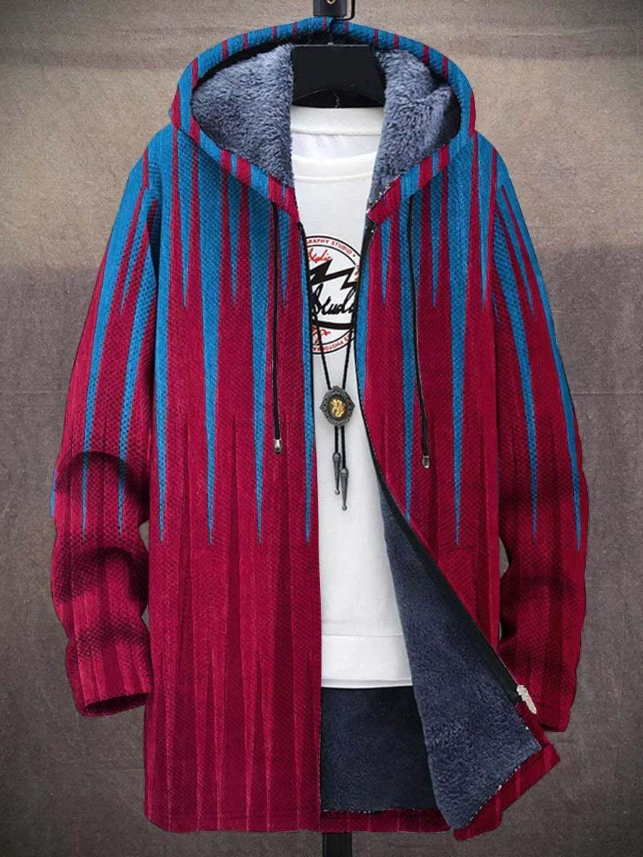 Men's Zipper Hooded Cardigan Cotton-padded Jacket - Velora