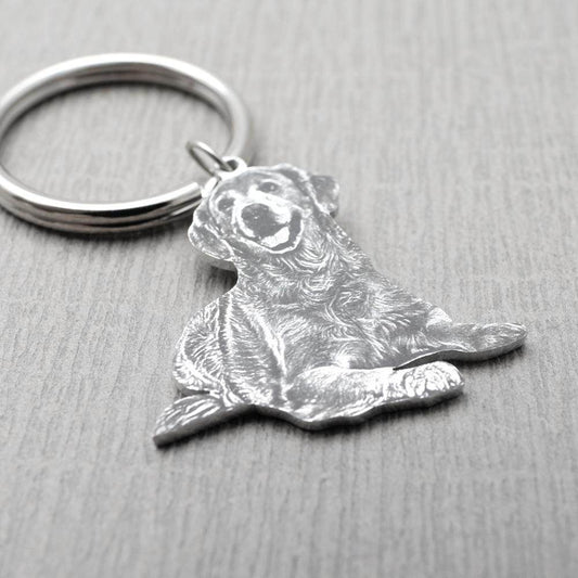 Custom Keychain Picture Keyring Dog Photo Keychain Pet Memo - Velora