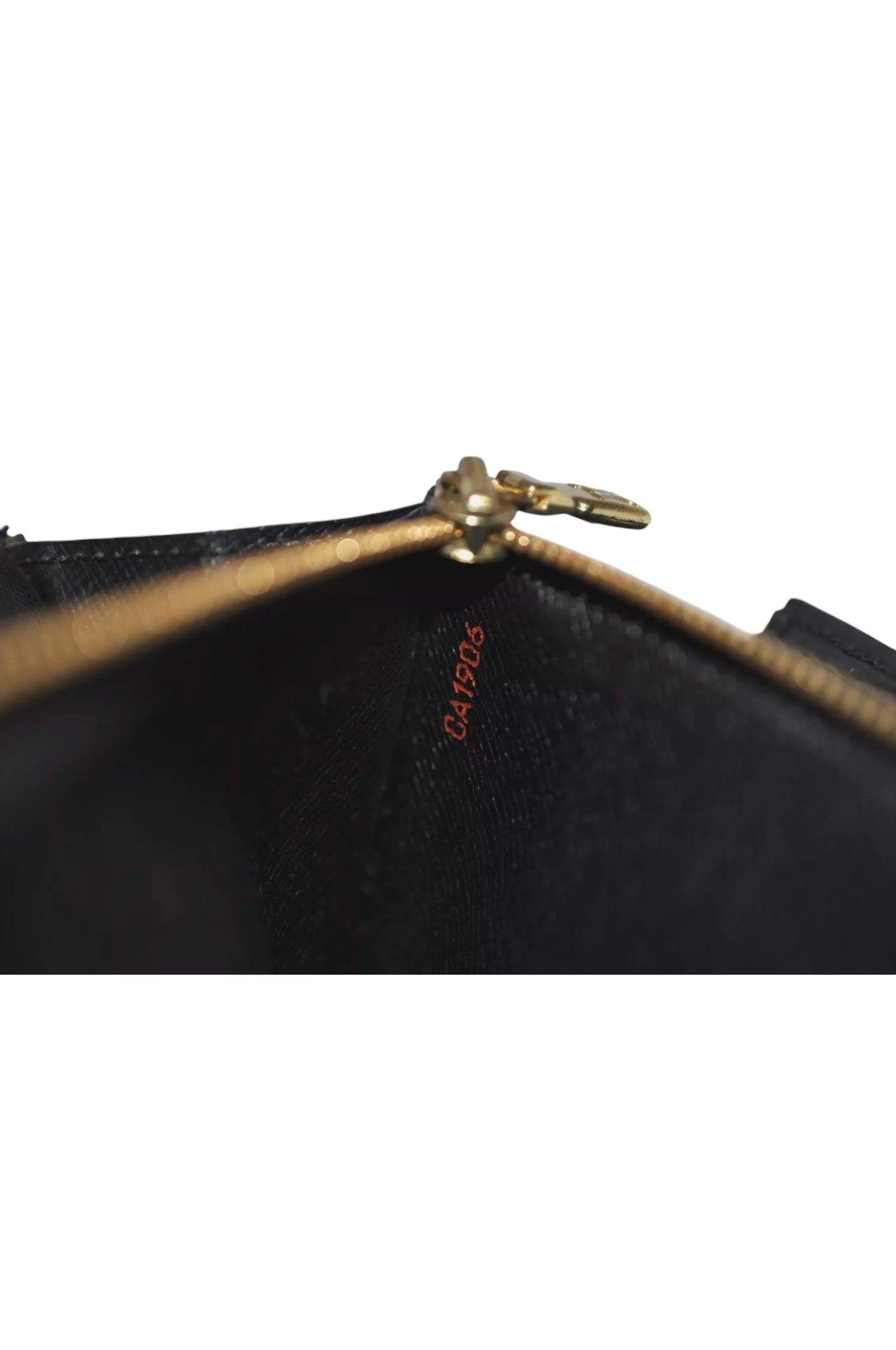 Louis Vuitton Epi Pochette Porte Monnaie Credit Wallet M63572 Black 8020K - Velora