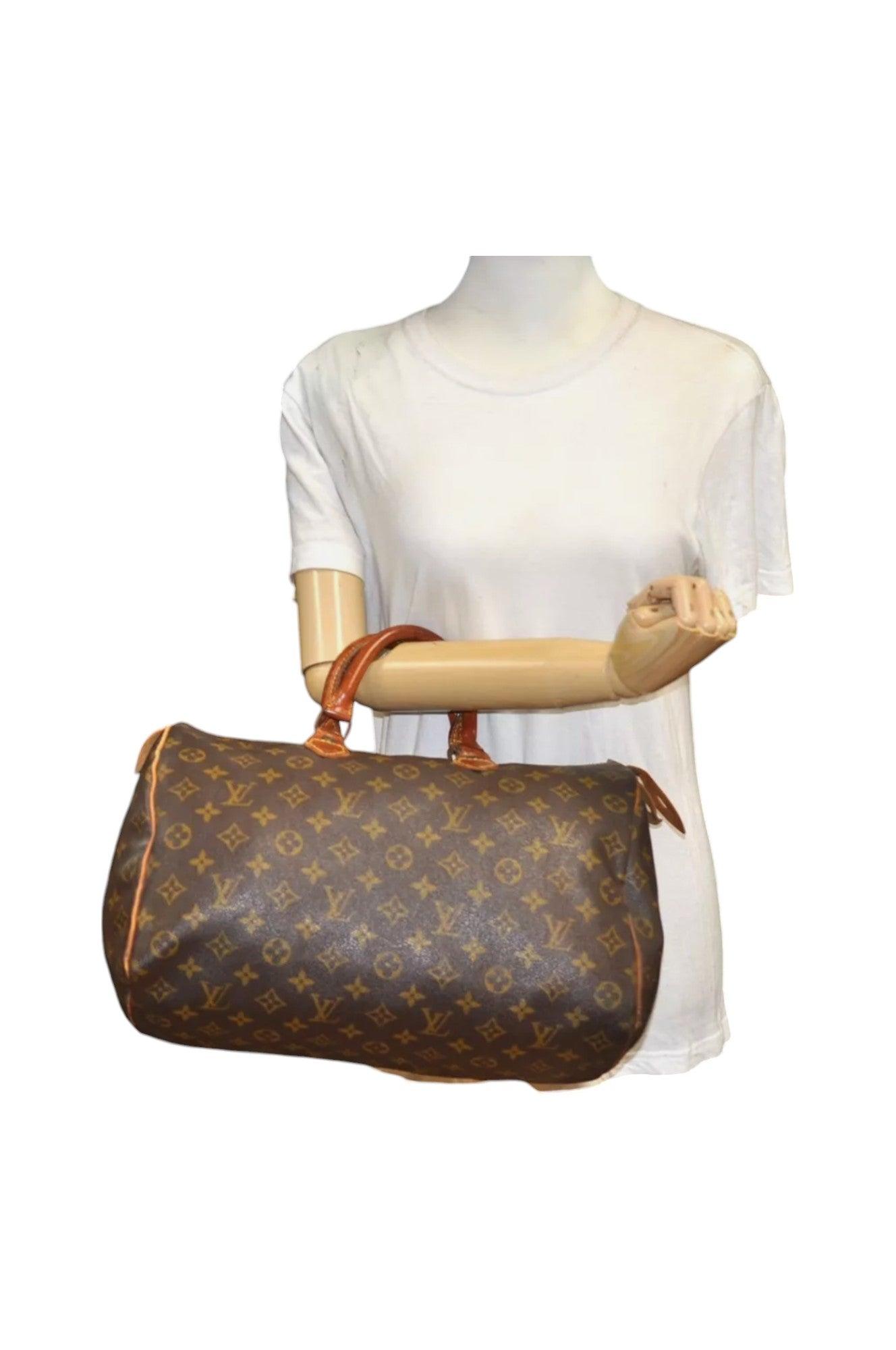 Louis Vuitton Monogram Speedy 35 Hand Boston Bag Old Model LV 7578K - Velora