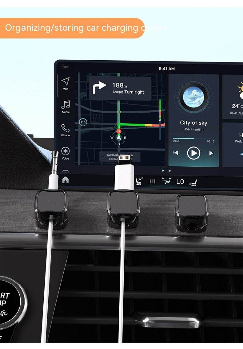 Under Desk Cable Management System Wire Magnetic Cable Organizer - Velora