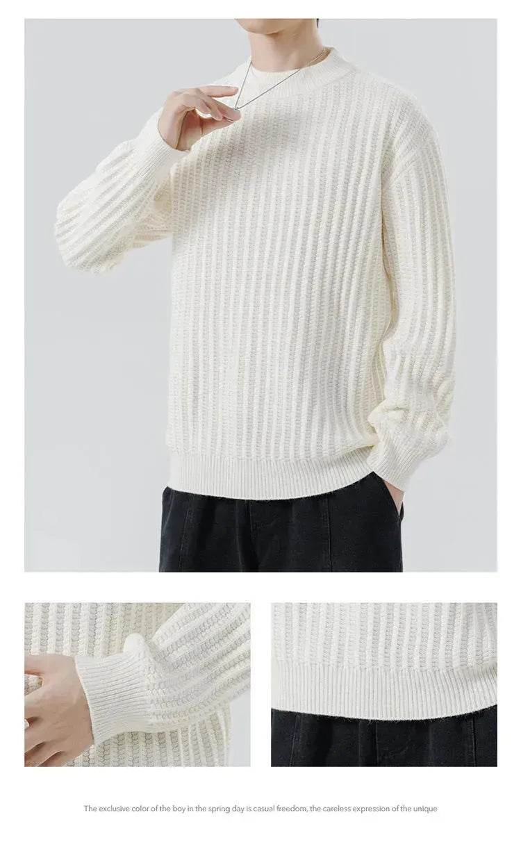 Knitwear Sweater with Crewneck Pullover top - Velora