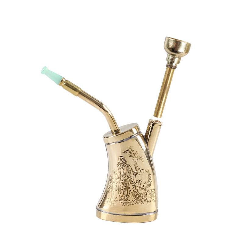 Hookah Can Be Held In Hand With Dual-use Pure Copper - Velora