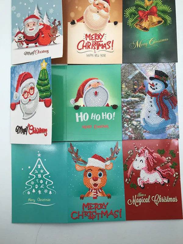 Handmade DIY Christmas Card Piece Diamond Painting - Velora