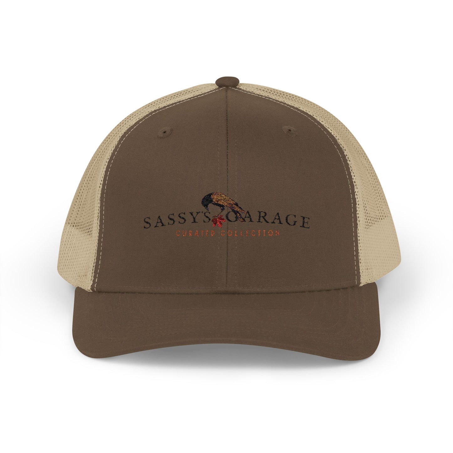 Sassy's Garage Snapback Trucker Cap | Casual Style Hat for Everyday Wear, Outdoor Adventures, Fun Fashion Statement - Velora