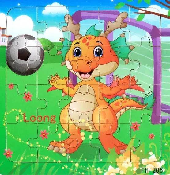 Wooden jigsaw puzzle toy - Velora