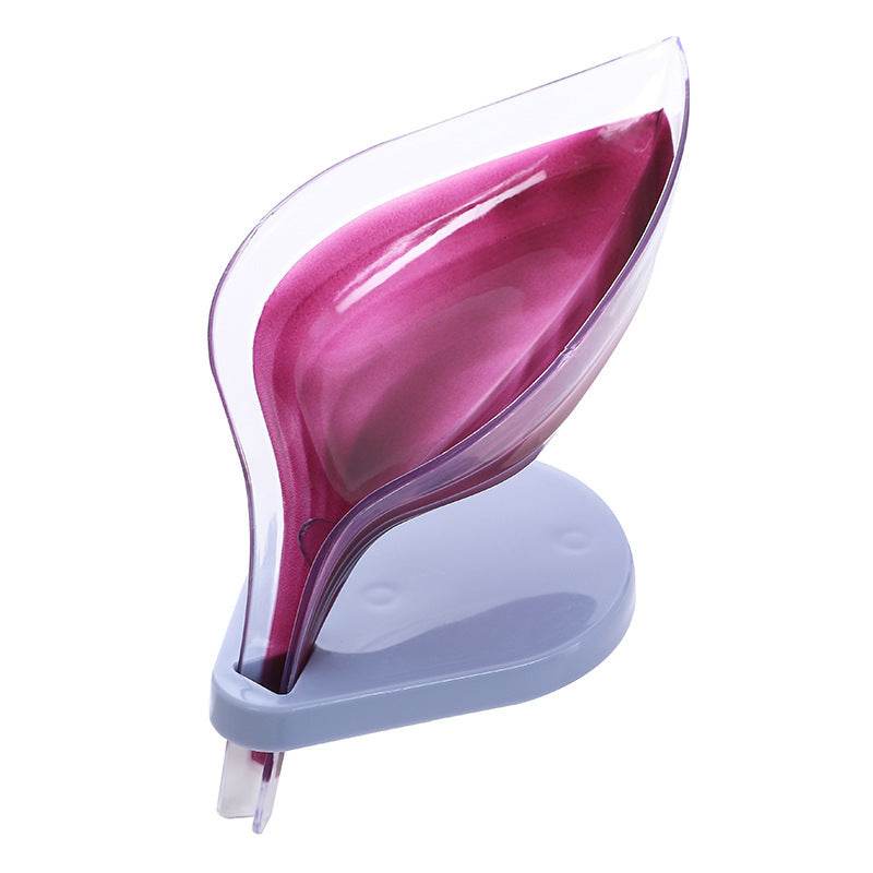 Soap Holder Sink Sponge Drain Box Creative Suction Cup Soap Dish - Velora