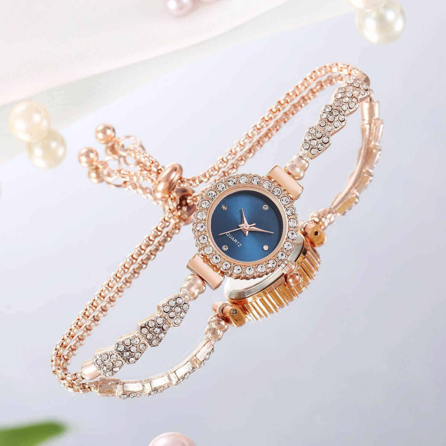 Fashion Luxury Women's Watch Gold Fine Strap Ladies Watch For Bracelet Female Wrist Watch Women Clock Relojes Fashion Jewelry - Velora