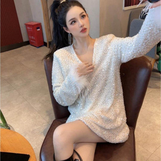 Fashion All-matching Sophisticated Type Dress Female Winter - Velora