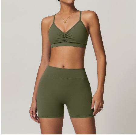 2pcs Yoga Outfit set Sport Fitness Workout Gym wear for women - Velora