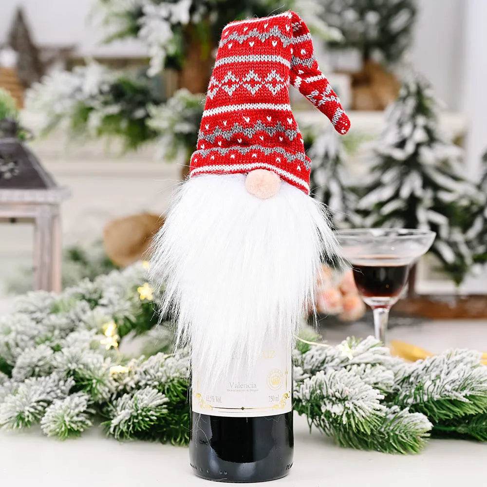 Christmas Decorations Christmas Wine Bottle Socks - Velora