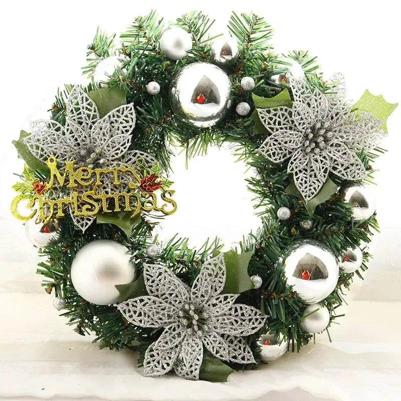 Christmas Decorations Christmas Wreath Home Decor For Home Garden Decorations Mall Door Decoration - Velora
