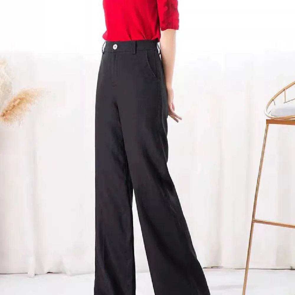 Fashion Summer Casual High waist plain trouser Pants For Women - Velora