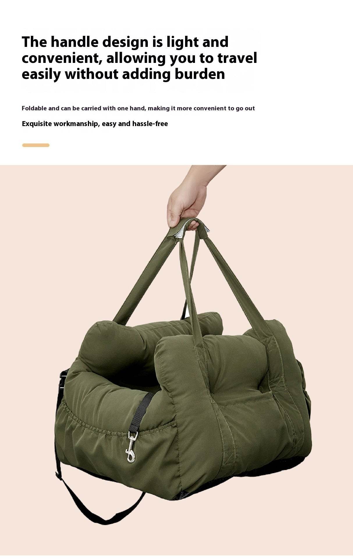 Safety Pet Cat dog car bed seat - Velora