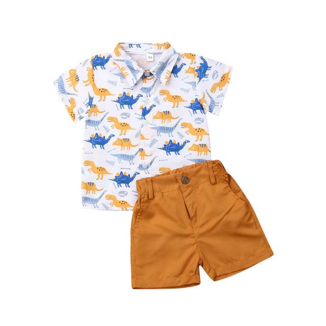 Summer boy T-shirt Shorts Kids Sets - Velora