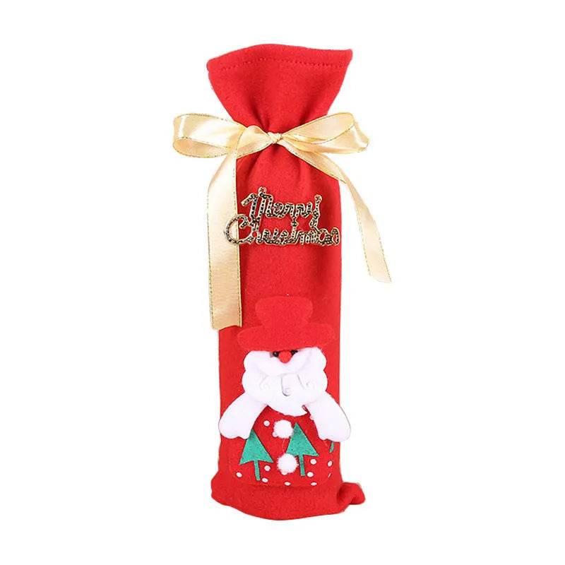 Christmas Decorations Christmas Wine Bottle Socks - Velora