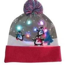 LED Light Christmas  Beanies