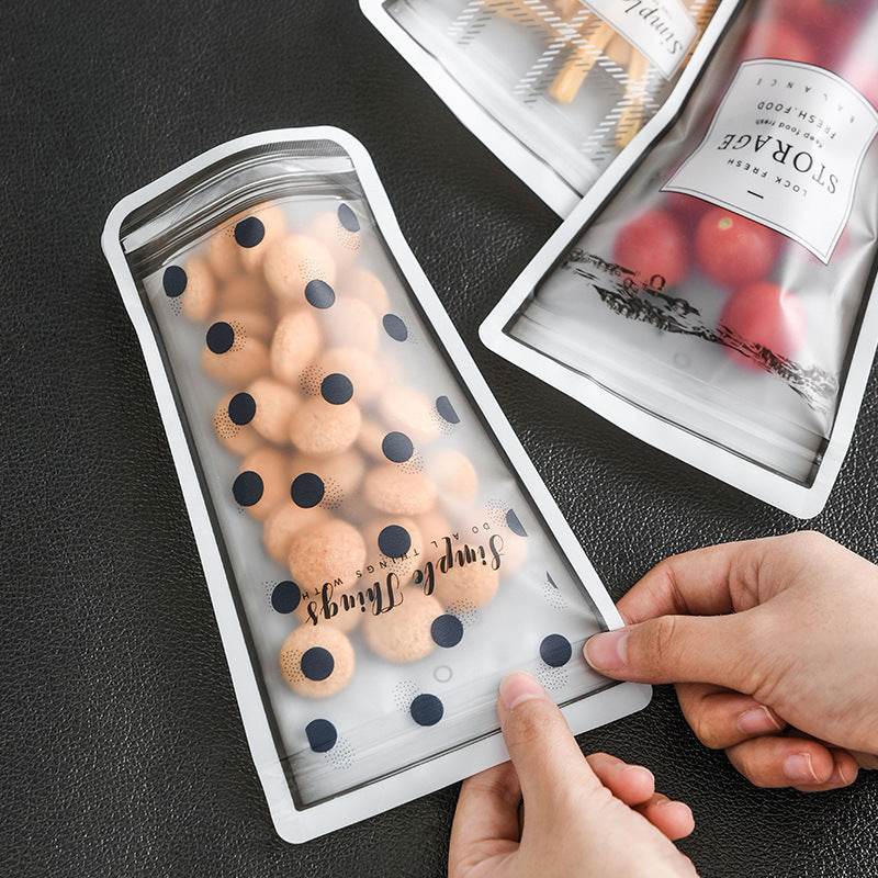 Food Storage Bag Reusable Ziplock Bags Cookie seal Bag - Velora