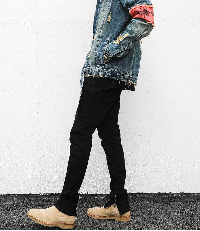 Ankle Zip Denim pant men Jeans - Velora