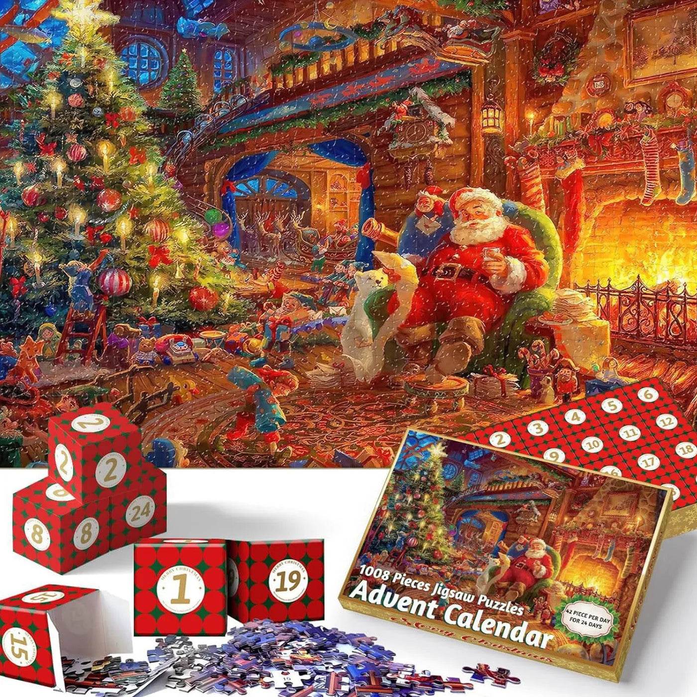 Christmas 24-day Countdown Scene Puzzle - Velora