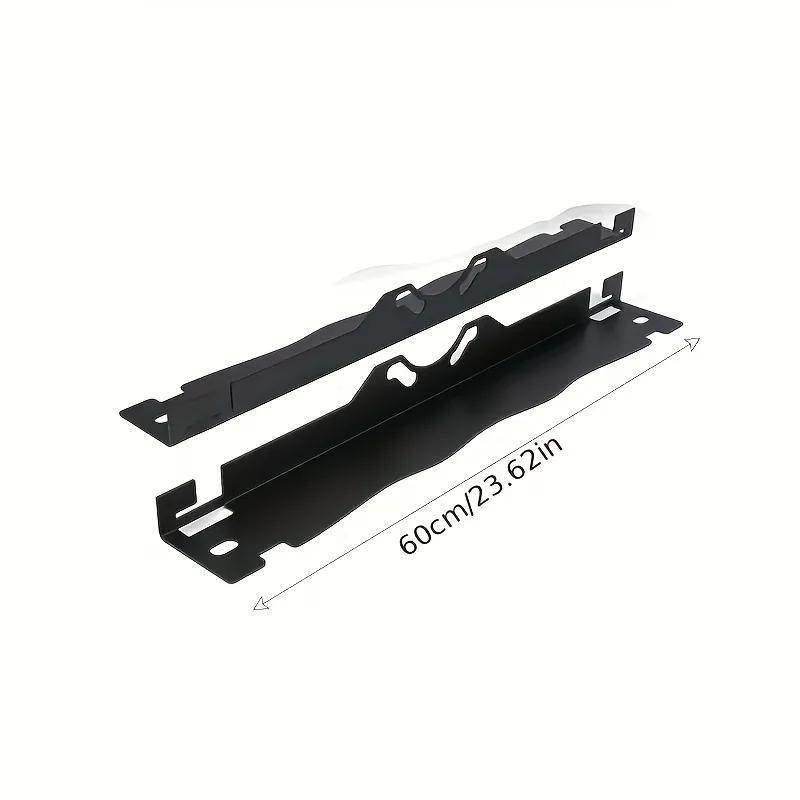 Heavy-duty Four-wheel Alignment Tool Pair, Upgraded Wheel Alignment Plate With Hanging Hole, Black And Silver - Velora