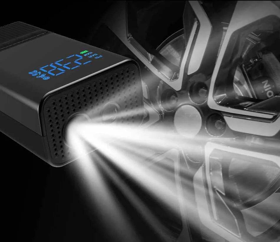 Inflatable Pump Air Compressor For Bicycle Car Boat Tire Inflator Portable Rechargeable - Velora