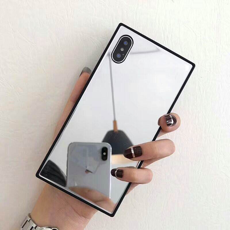 Glass Mirror phone case Women iphone case - Velora