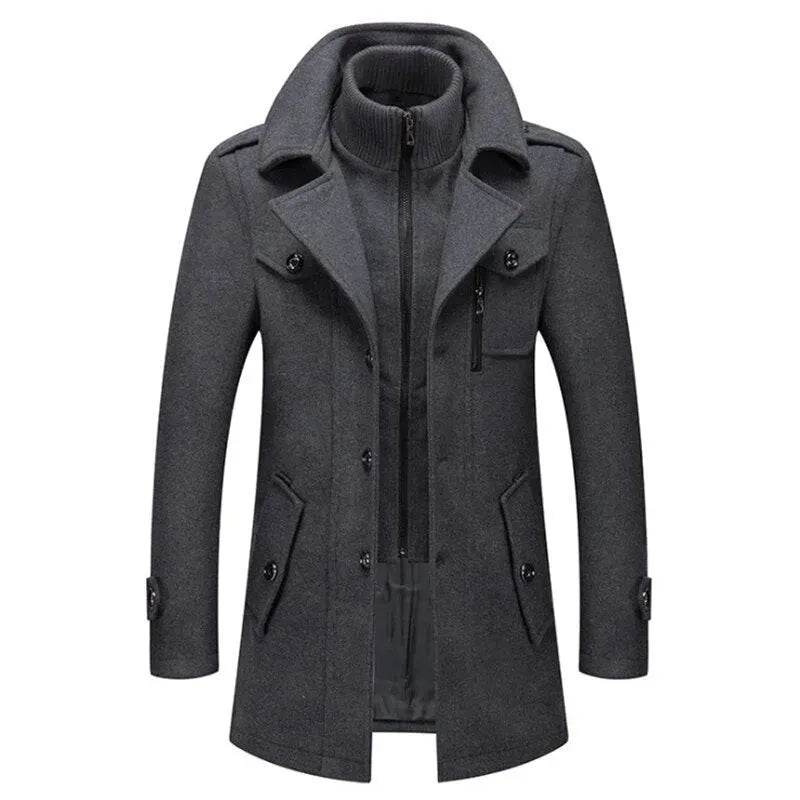 Cold-resistant Plus Cotton Woolen Men's Jacket - Velora