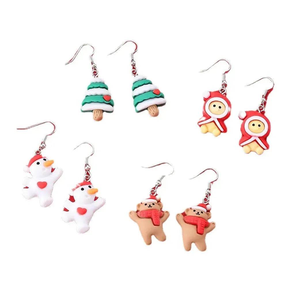 Creative Cartoon Christmas Earrings Fashion - Velora