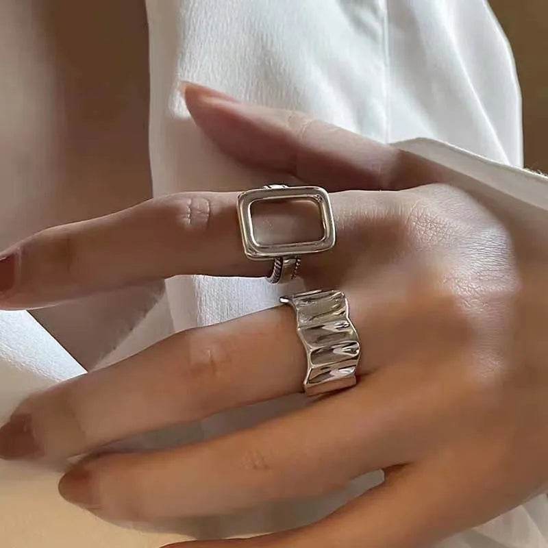 Cold Personalized Opening Student Temperamental Ring - Velora