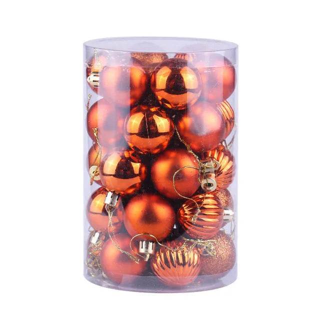 34 Christmas Ball Set 4cm Christmas Ornaments - Velora