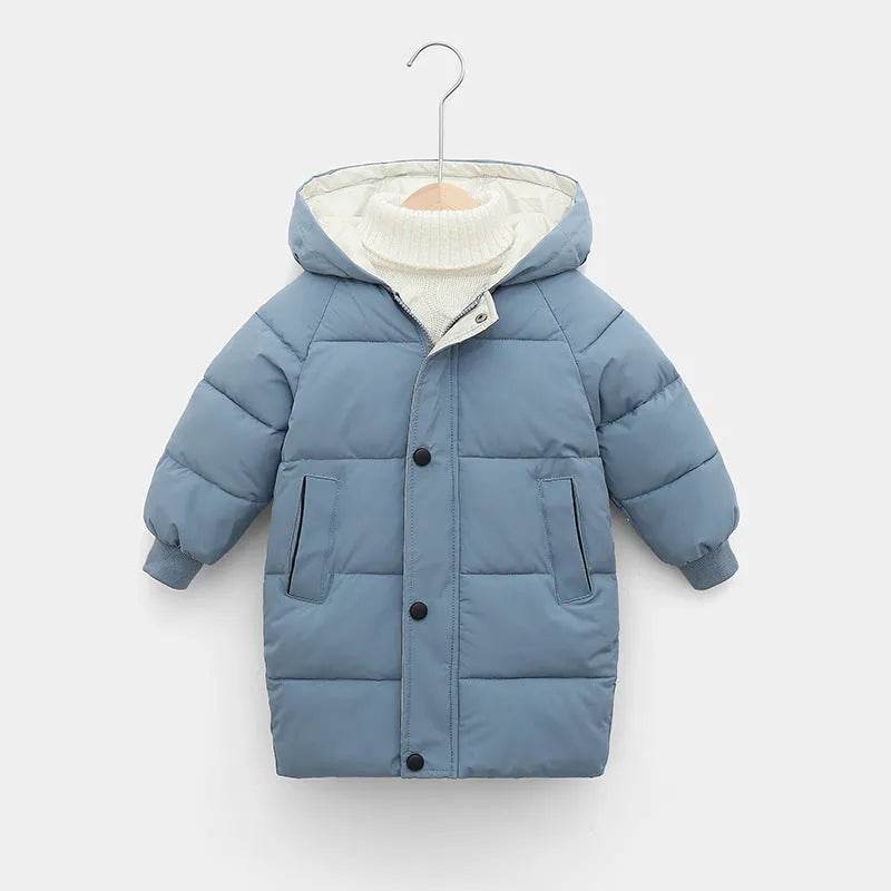 Children Winter Puffer Hoodie Windproof Jacket kids - Velora