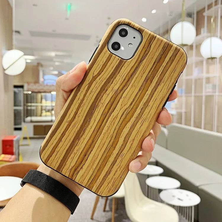 Simple Bamboo Wooden iphone Protective case Unisex - Velora