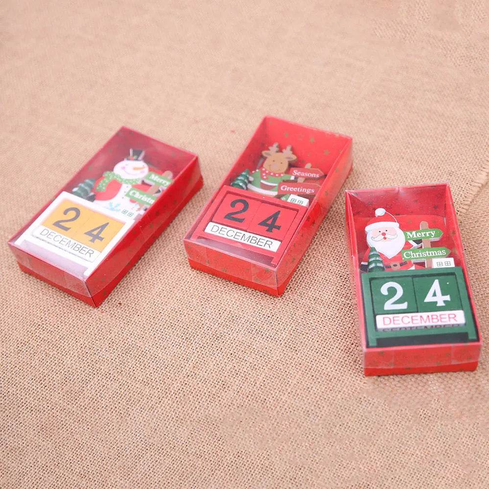 Christmas wooden calendar decorations - Velora