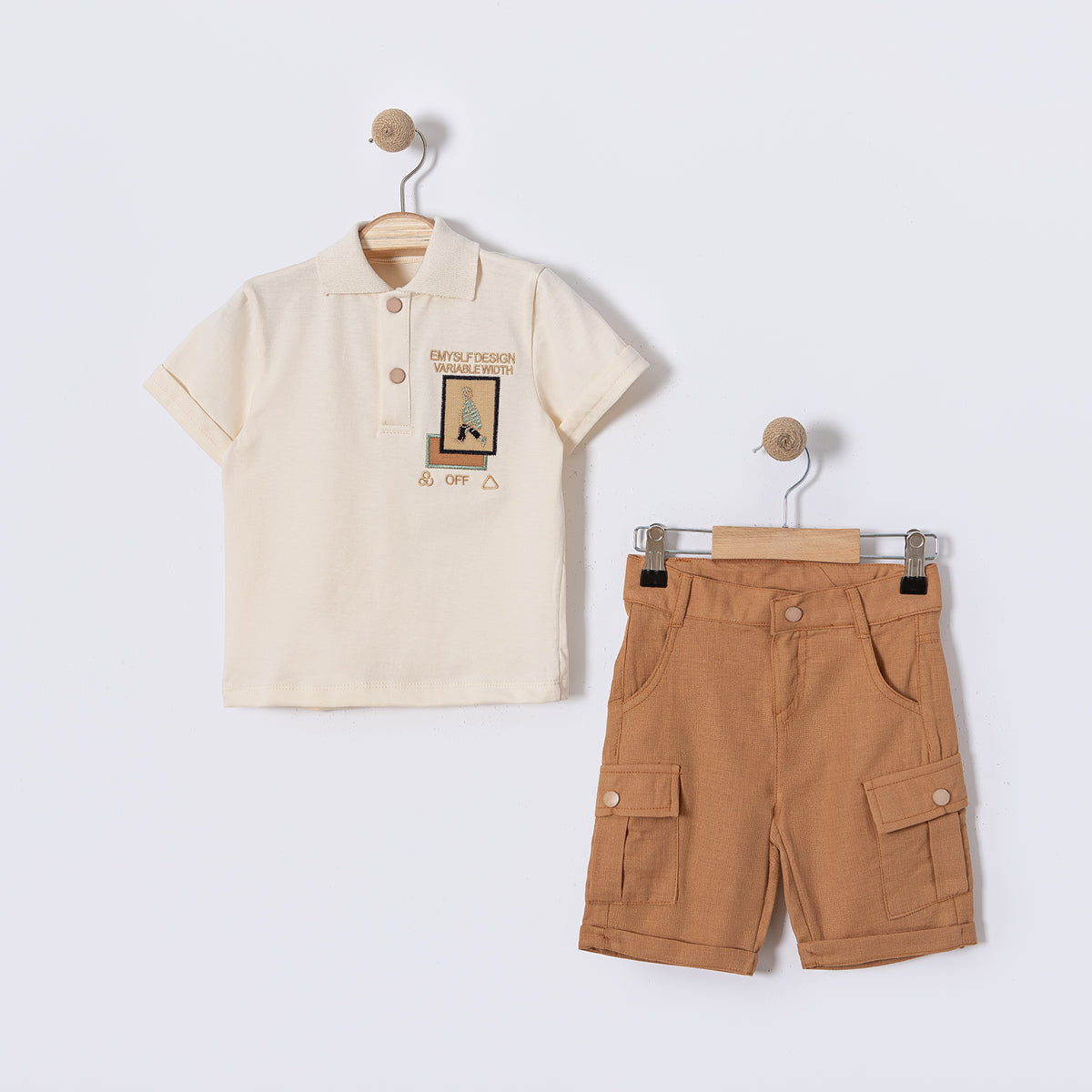 Casual Caleb Polo & Shorts Set