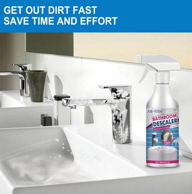 Stainless Steel Cleaner For Bathroom Washbasins, Stain Removal Cleaner For Shower Room Glass Scale, Bathtub Cleaner - Velora