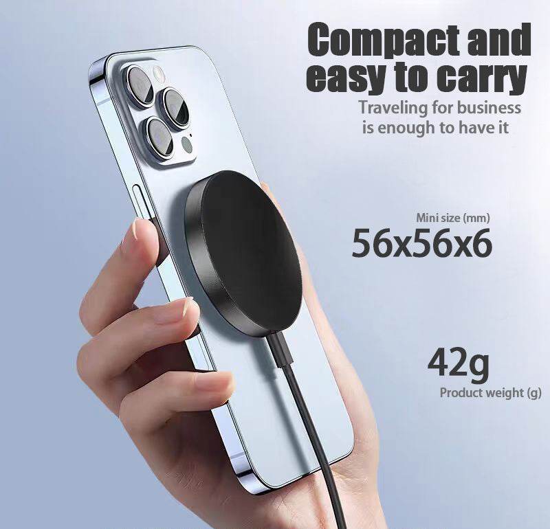 Qi2 Wireless Charger 15W Magnetic Wireless Fast Charging Is Suitable For 12-16PG Mobile Phone Models. Support Temu Us - Velora