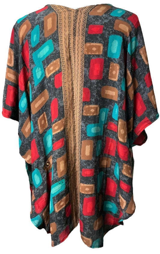PRC7286 Avatar Pure Silk Waterfall Top - Velora