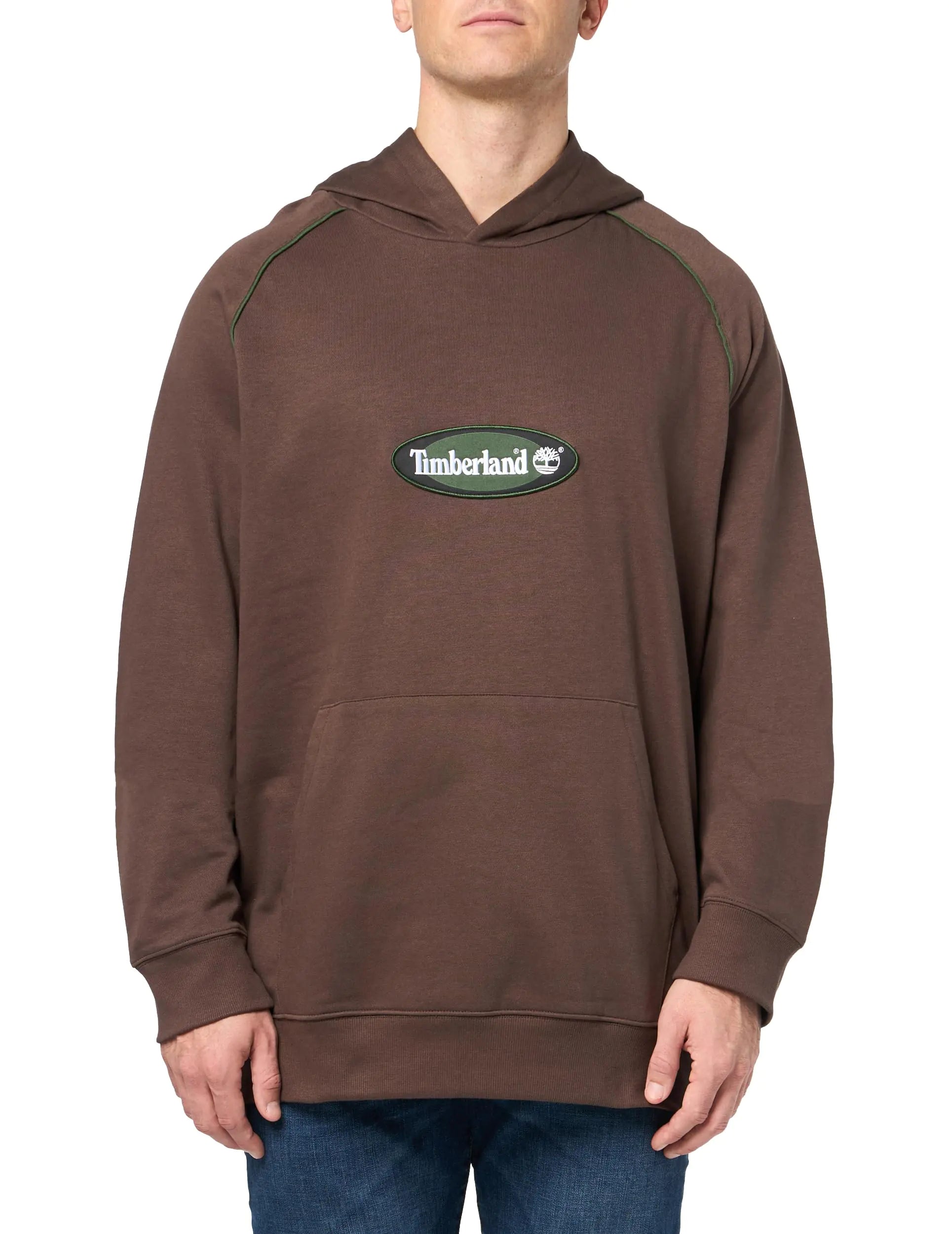 Timberland Brown Oval Logo Men's Tee