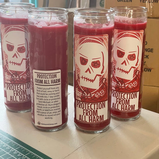 7 Day Candle - Protection From All Harm The Hermit's Lamp