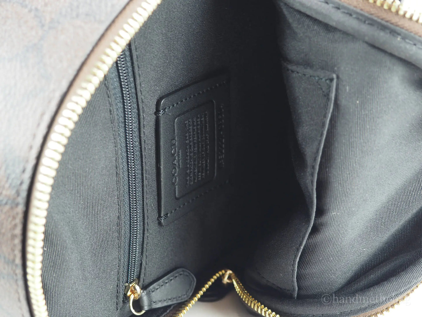 Coach Mini Court Signature Canvas Backpack