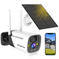 2K Security Cameras Wireless Outdoor Solar Battery - Velora Luxury Fashion