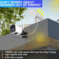 2K Security Cameras Wireless Outdoor Solar Battery - Velora Luxury Fashion