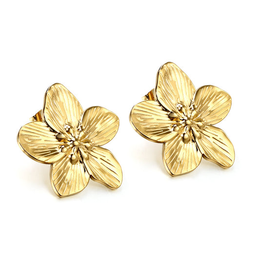 Peach Blossom Charm Earrings