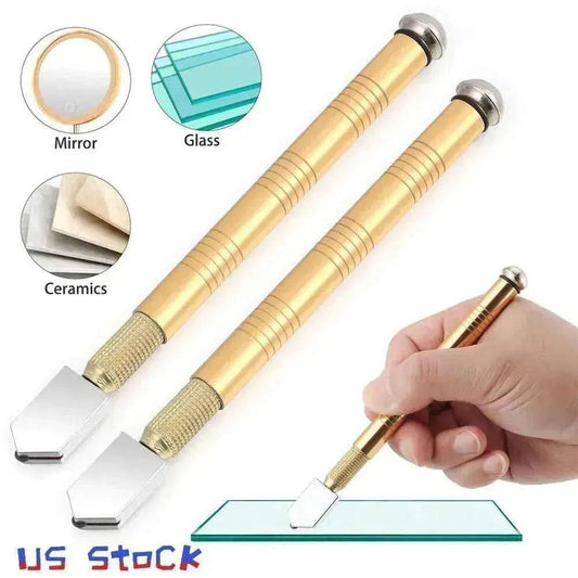 2Pcs Professional Glass Cutter Metal Carbide Precision Anti-Skid Cutting Tools - Velora