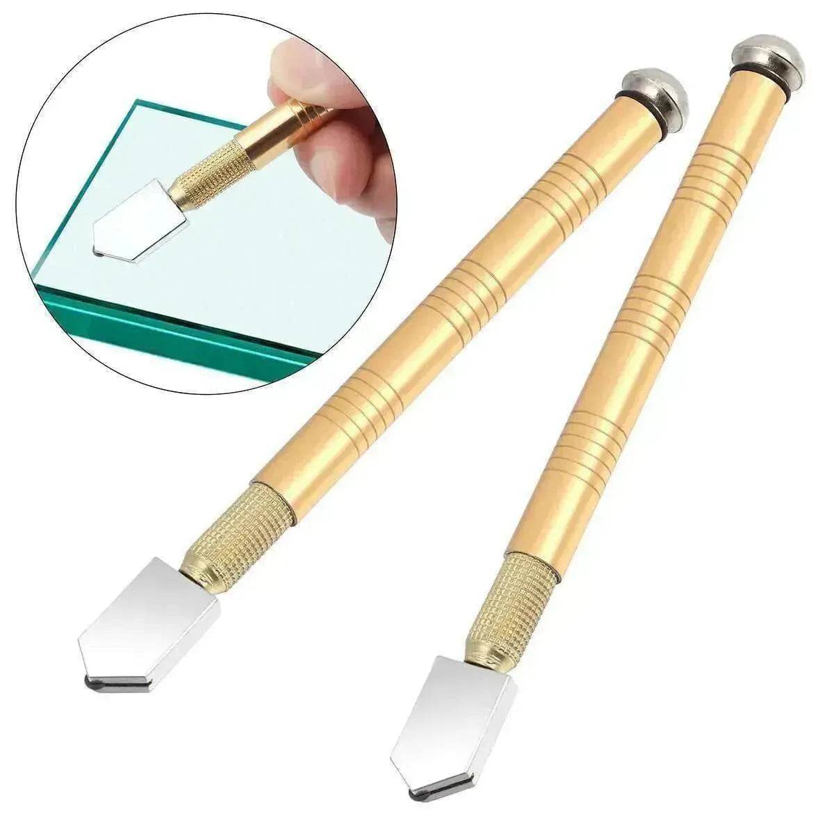 2Pcs Professional Glass Cutter Metal Carbide Precision Anti-Skid Cutting Tools - Velora